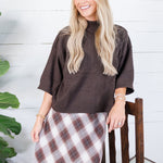 Clancy Brown Mock Neck Sweater Glam