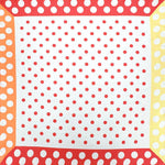 Classic Polka Dot Print Square Scarf - A3 Accessories - miscellanous - Clover + Bee
