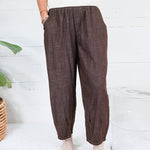 Claude Espresso Pegged Pants Mustard Seed