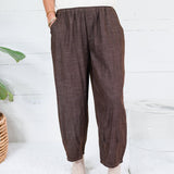Claude Espresso Pegged Pants Mustard Seed