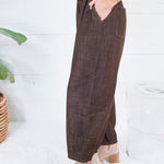 Claude Espresso Pegged Pants Mustard Seed