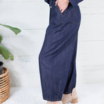 Claude Indigo Pegged Pants Mustard Seed