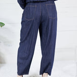 Claude Indigo Pegged Pants Mustard Seed