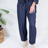 Claude Indigo Pegged Pants Mustard Seed
