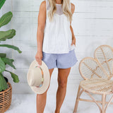 Claussen Navy Stripe Shorts Allie Rose