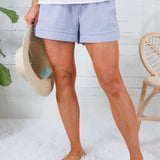 Claussen Navy Stripe Shorts Allie Rose