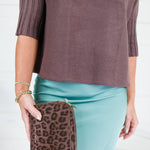 Coleman Sea Glass Silky Satin Midi Skirt Glam