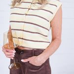 Colleen Espresso Suede Pants Lucy Paris