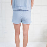 Collins Blue Gingham Shorts Entro