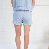 Collins Blue Gingham Shorts Entro