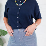 Colton Navy Stripe Pants Entro