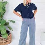 Colton Navy Stripe Pants Entro