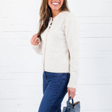 Columbia Heather Cream Cardigan Molly Bracken