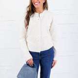Columbia Heather Cream Cardigan Molly Bracken