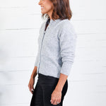 Columbia Heather Grey Cardigan Molly Bracken
