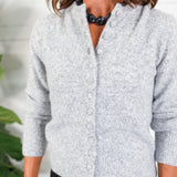 Columbia Heather Grey Cardigan Molly Bracken