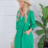 Cooper Green Mini Dress Mary Square