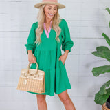 Cooper Green Mini Dress Mary Square