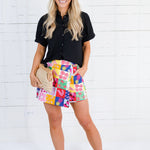 Cora Fruit Quilt Wrap Skort Karlie