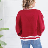 Crimson Alabama Cropped Mock Neck Sweatshirt TCEC