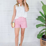 Cullen White Smocked Front Top Staccato