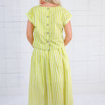 Culpepper Lime + Coconut Stripe Boxy Top Entro
