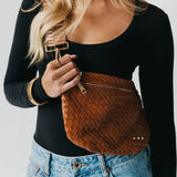 Westlyn Woven Vegan Leather Bag