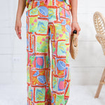 Dahlia Fruit Gauze Smocked Pants Karlie