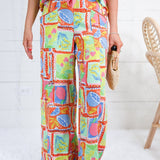 Dahlia Fruit Gauze Smocked Pants Karlie