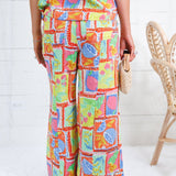 Dahlia Fruit Gauze Smocked Pants Karlie