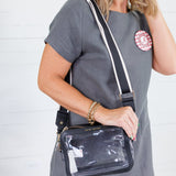 Darlene Charcoal A-Line Shift Mini Dress Elle Grey