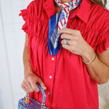Denney Engine Red Mini Dress Molly Bracken