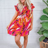 Denney Multi Marquise Mini Dress Molly Bracken