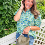 Devon Green Multi Top