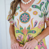 Diana Chartreuse Maxi Dress Briton Court