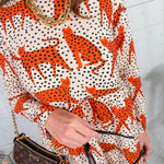 Dixie Chester Cheetah Maxi Dress Compania Fantastica
