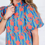 Drinkard Royal Mod Floral Maxi Dress Karlie
