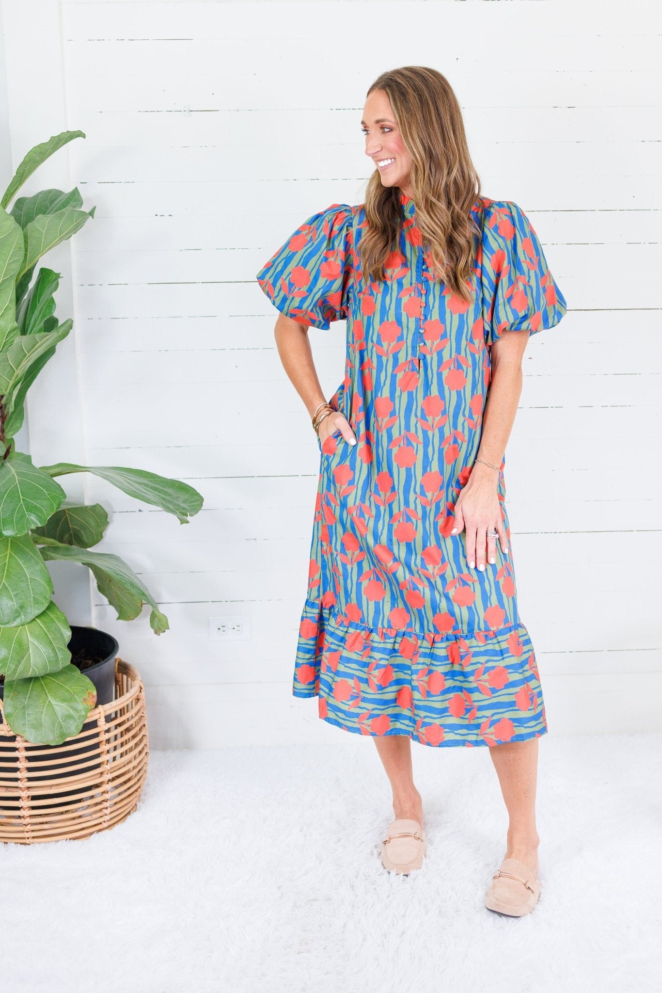 Drinkard Royal Mod Floral Maxi Dress Karlie