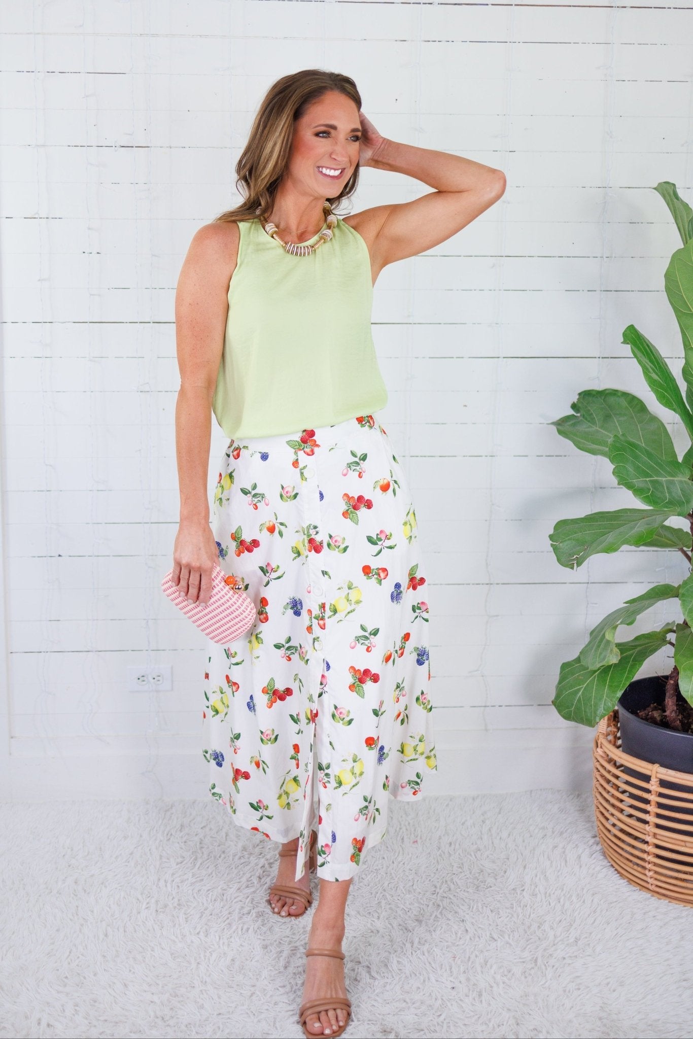 Drummond Fruit Maxi Skirt