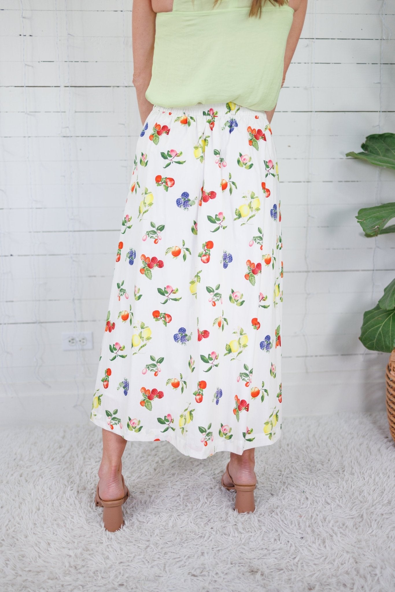 Drummond Fruit Maxi Skirt