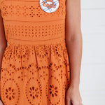Dye Ginger Eyelet Maxi Dress Polagram