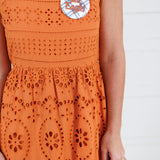 Dye Ginger Eyelet Maxi Dress Polagram