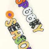 Spooky Season Halloween Characters Beaded Earrings