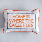 Eagle Flies Needlepoint Pillow - A3 Accessories - miscellanous - Clover + Bee