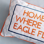 Eagle Flies Needlepoint Pillow - A3 Accessories - miscellanous - Clover + Bee