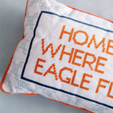Eagle Flies Needlepoint Pillow - A3 Accessories - miscellanous - Clover + Bee