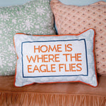 Eagle Flies Needlepoint Pillow - A3 Accessories - miscellanous - Clover + Bee
