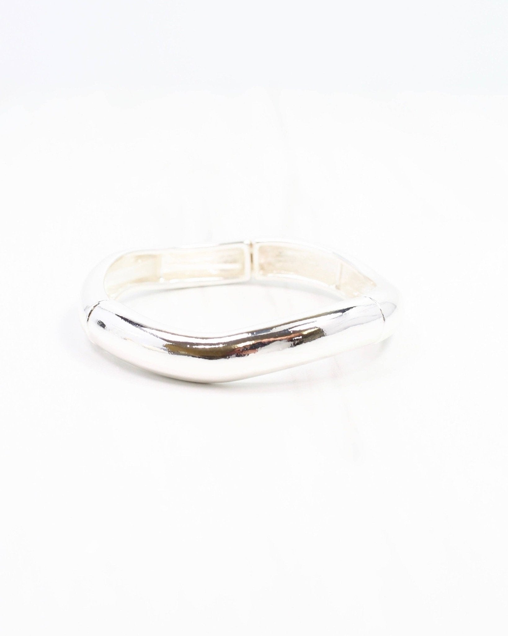 Eastwood Silver Bangle Bracelet - A3 Accessories - Jewelry - Earrings - Clover + Bee