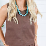 Elizabeth Chocolate Denim Pant Karlie