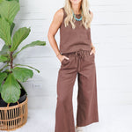 Elizabeth Chocolate Denim Pant Karlie